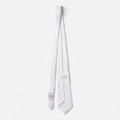 Neck-Bindung für kundenspezifisches Business-Logo Krawatte (Rückseite)