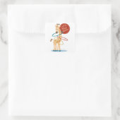 Neck Hooping Giraffe: Stickers (Tasche)