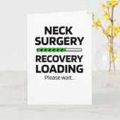 Neck Operation Erholung Geschenk | Neck Operation Karte (Gelbe Blume)