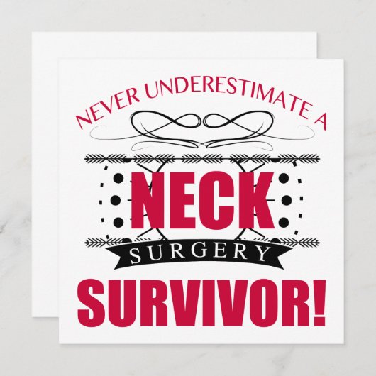 Neck Operation Survivor (Vorne/Hinten)