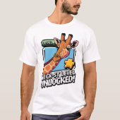 Neck-St Level Unlocks Meme T-Shirt (Vorderseite)