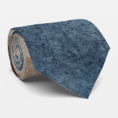 Neck Tie - Abstrakt Blue Krawatte (Gerollt)