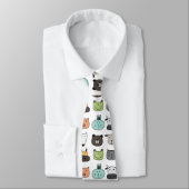 Neck Tie - Animal Faces Krawatte (Gebunden)