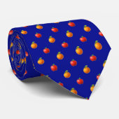 Neck Tie Äpfel und Orangen Krawatte (Gerollt)