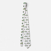 Neck Tie - Aquarellfarben Serie: Forellen/Lachs Krawatte (Rückseite)