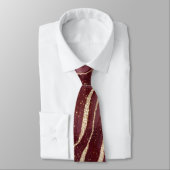 Neck Tie Burgundy Agate Krawatte (Gebunden)