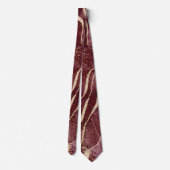 Neck Tie Burgundy Agate Krawatte (Rückseite)