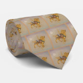 Neck Tie - Carousel Lion SQ Krawatte (Gerollt)
