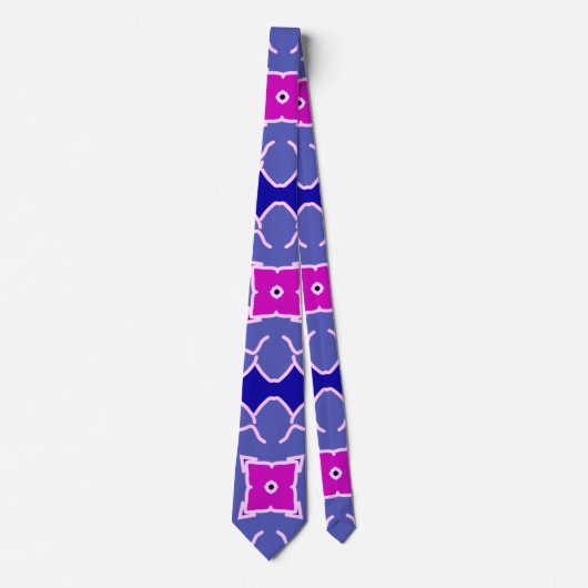 Neck Tie, ein mehrfarbiges Stoffmuster-Design Krawatte (Vorderseite)