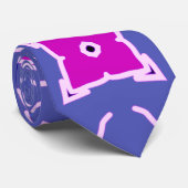Neck Tie, ein mehrfarbiges Stoffmuster-Design Krawatte (Gerollt)