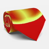 Neck Tie, ein mehrfarbiges Stoffmuster-Design Krawatte (Gerollt)