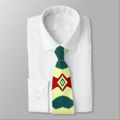 Neck Tie, ein mehrfarbiges Stoffmuster-Design Krawatte (Gebunden)