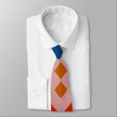 Neck Tie, ein mehrfarbiges Stoffmuster-Design Krawatte (Gebunden)