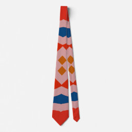 Neck Tie, ein mehrfarbiges Stoffmuster-Design Krawatte