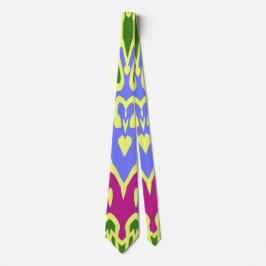 Neck Tie, ein mehrfarbiges Stoffmuster-Design Krawatte