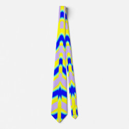 Neck Tie, ein mehrfarbiges Stoffmuster-Design Krawatte