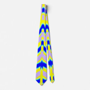 Neck Tie, ein mehrfarbiges Stoffmuster-Design Krawatte