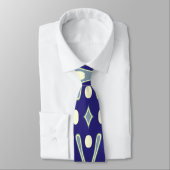 Neck Tie, ein mehrfarbiges Stoffmuster-Design Krawatte (Gebunden)