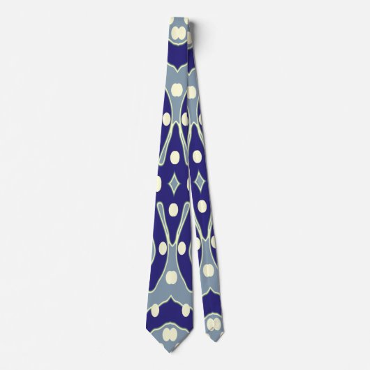 Neck Tie, ein mehrfarbiges Stoffmuster-Design Krawatte (Vorderseite)