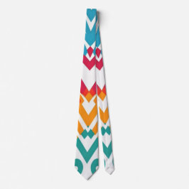 Neck Tie, ein mehrfarbiges Stoffmuster-Design Krawatte