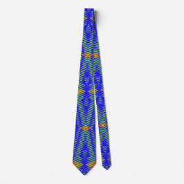 Neck Tie, ein mehrfarbiges Stoffmuster-Design Krawatte