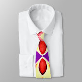 Neck Tie, ein mehrfarbiges Stoffmuster-Design Krawatte (Gebunden)