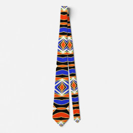 Neck Tie, ein mehrfarbiges Stoffmuster-Design Krawatte
