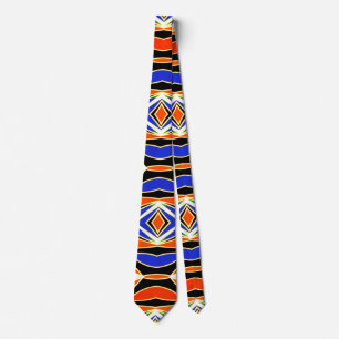 Neck Tie, ein mehrfarbiges Stoffmuster-Design Krawatte