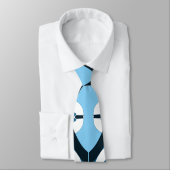 Neck Tie, ein mehrfarbiges Stoffmuster-Design Krawatte (Gebunden)