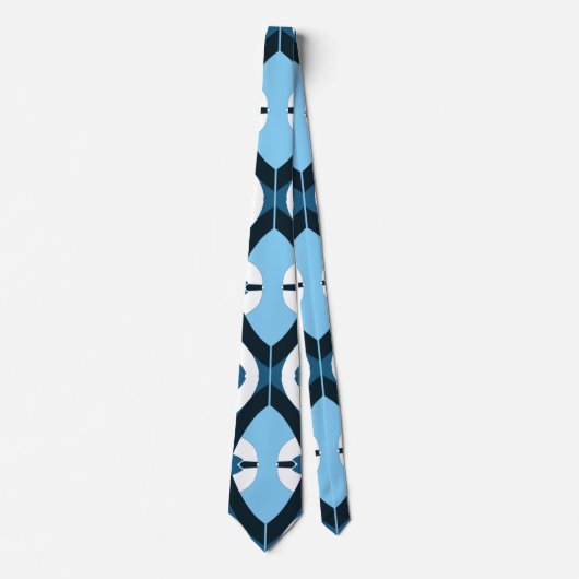 Neck Tie, ein mehrfarbiges Stoffmuster-Design Krawatte (Vorderseite)