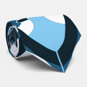 Neck Tie, ein mehrfarbiges Stoffmuster-Design Krawatte (Gerollt)