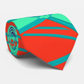 Neck Tie, ein mehrfarbiges Stoffmuster-Design Krawatte (Gerollt)