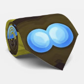 Neck Tie, ein mehrfarbiges Stoffmuster-Design Krawatte (Gerollt)