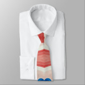Neck Tie, ein mehrfarbiges Stoffmuster-Design Krawatte (Gebunden)