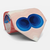 Neck Tie, ein mehrfarbiges Stoffmuster-Design Krawatte (Gerollt)