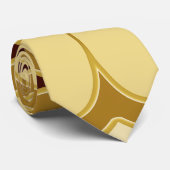 Neck Tie, ein mehrfarbiges Stoffmuster-Design Krawatte (Gerollt)