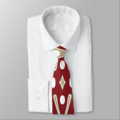 Neck Tie, ein mehrfarbiges Stoffmuster-Design Krawatte (Gebunden)