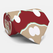 Neck Tie, ein mehrfarbiges Stoffmuster-Design Krawatte (Gerollt)