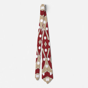 Neck Tie, ein mehrfarbiges Stoffmuster-Design Krawatte