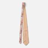 Neck Tie for Ushers Fall Butterfly & Tree Event Krawatte (Rückseite)