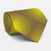 Neck Tie gelb schwarz Krawatte (Gerollt)