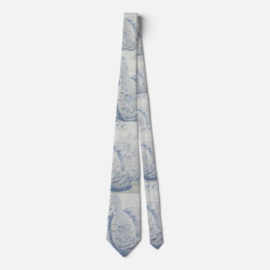 Neck Tie Greece Instruments Krawatte (Vorderseite)