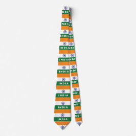 Neck Tie Indian Flag Krawatte
