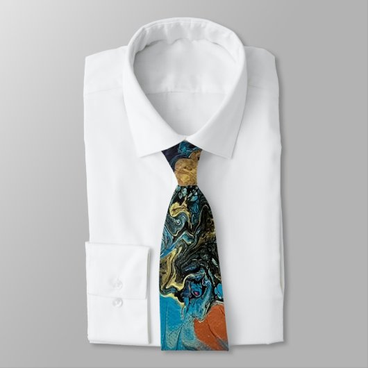 Neck Tie mit abstrakt Krawatte (Gebunden)