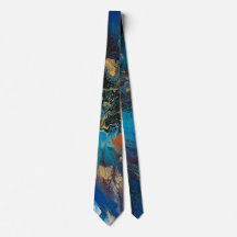 Neck Tie mit abstrakt