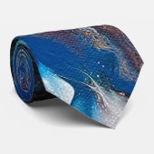 Neck Tie mit abstrakt Krawatte (Gerollt)