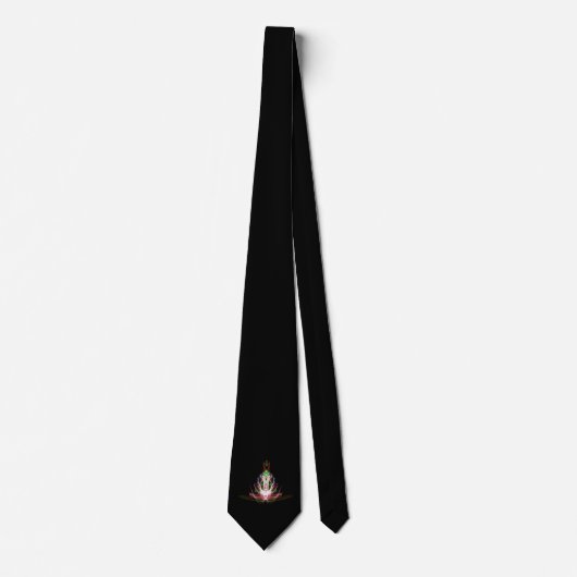 Neck Tie mit farbiger Stickerei Krawatte (Vorderseite)