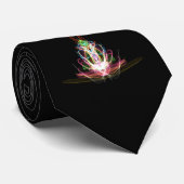 Neck Tie mit farbiger Stickerei Krawatte (Gerollt)