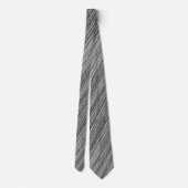 Neck Tie mit FauxcGray Fabric Design Krawatte (Rückseite)