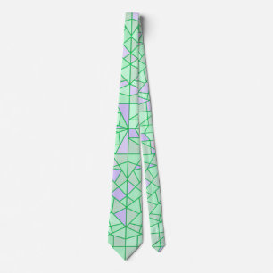 Neck Tie mit Grün und Design Krawatte